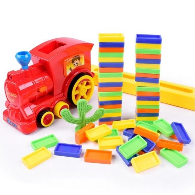 Đồ chơi Xe lửa thả Domino