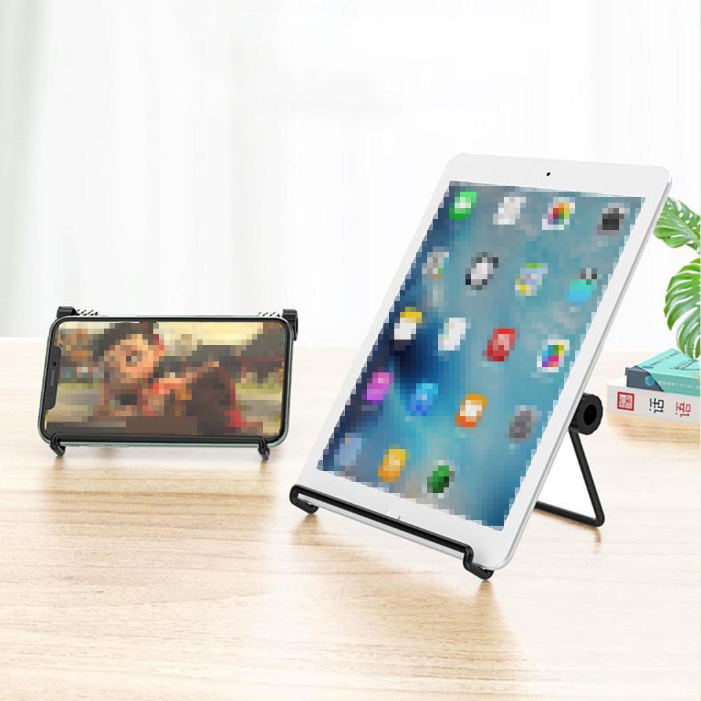 2Pcs Foldable Phone Tablet PC Stand Holder Bracket Mount Support Handsfree