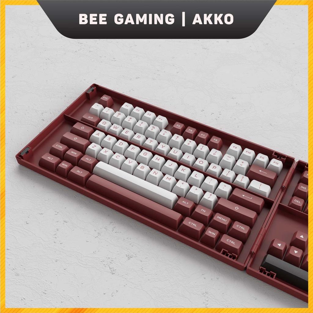 Bộ keycap chính hãng AKKO - Chicago (PBT Double Shot / ASA Profile / 158 nút)