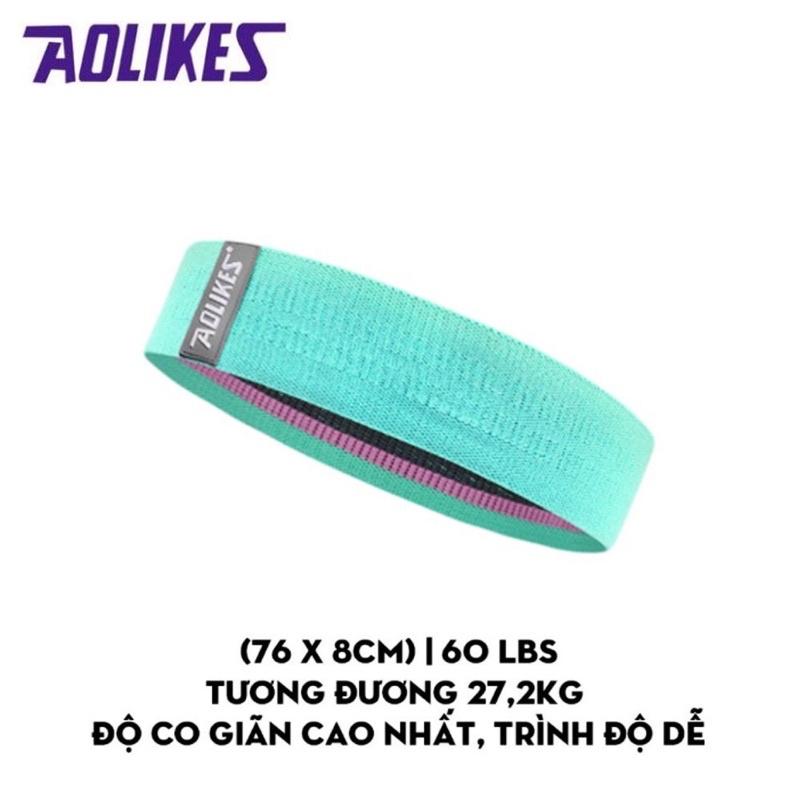 (Bộ 3 Dây) Dây Mini Band Đàn Hồi Kháng Lực Tập Mông Chân Đùi Cao Cấp Aolikes - Tặng Túi Đựng