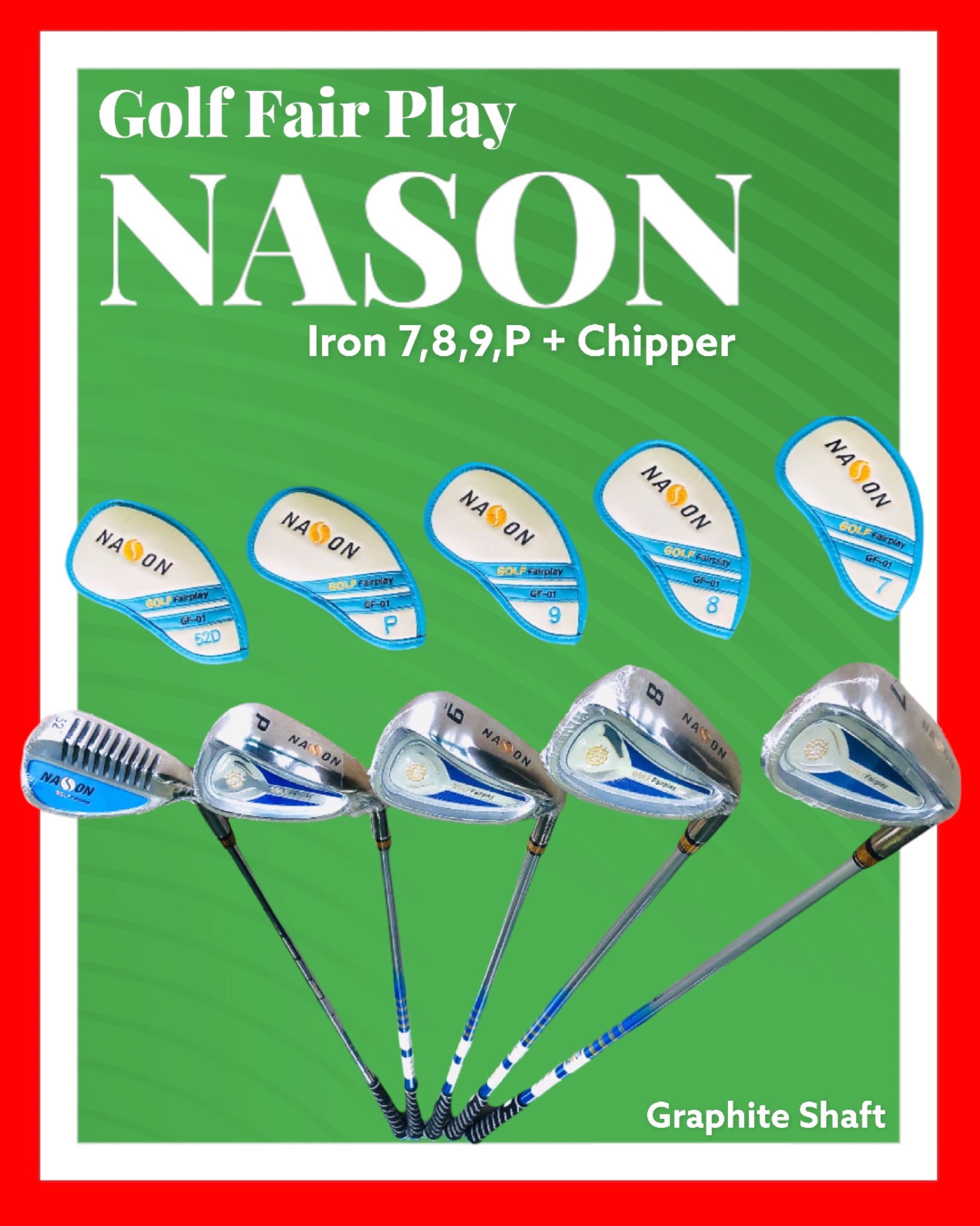 BỘ GẬY GOLF NỮ (8 Gậy) FAIRPLAY GF-01 | NASON