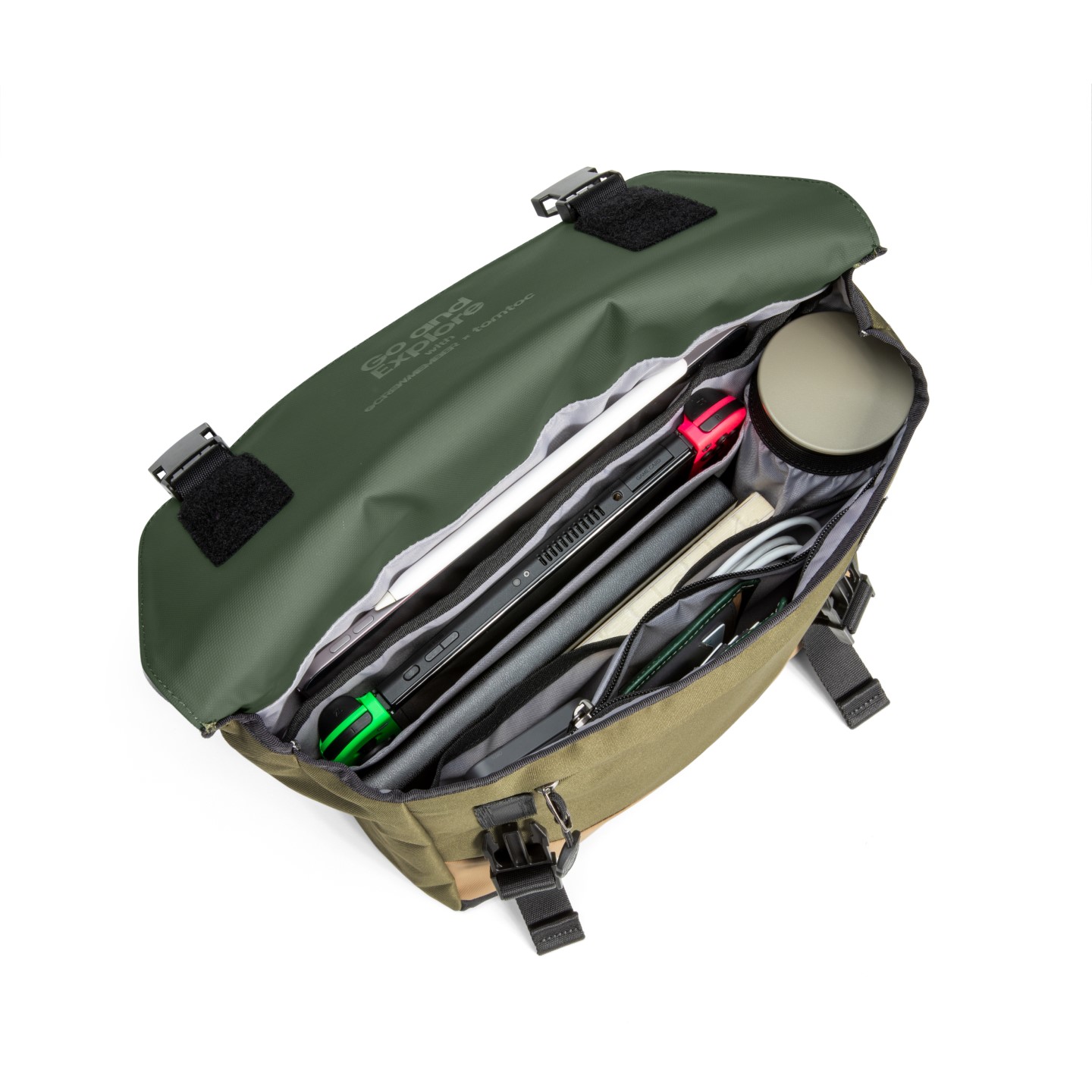 Túi Đeo Chéo Tomtoc (Usa) Slash-T27 Shoulder Bag Green - T27S1T1GC
