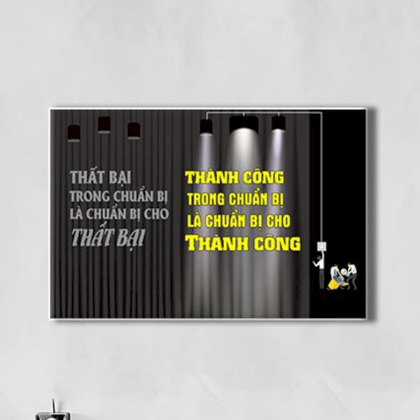 Tranh Tạo Động Lực Về Thất Bại Và Thành Công - W252
