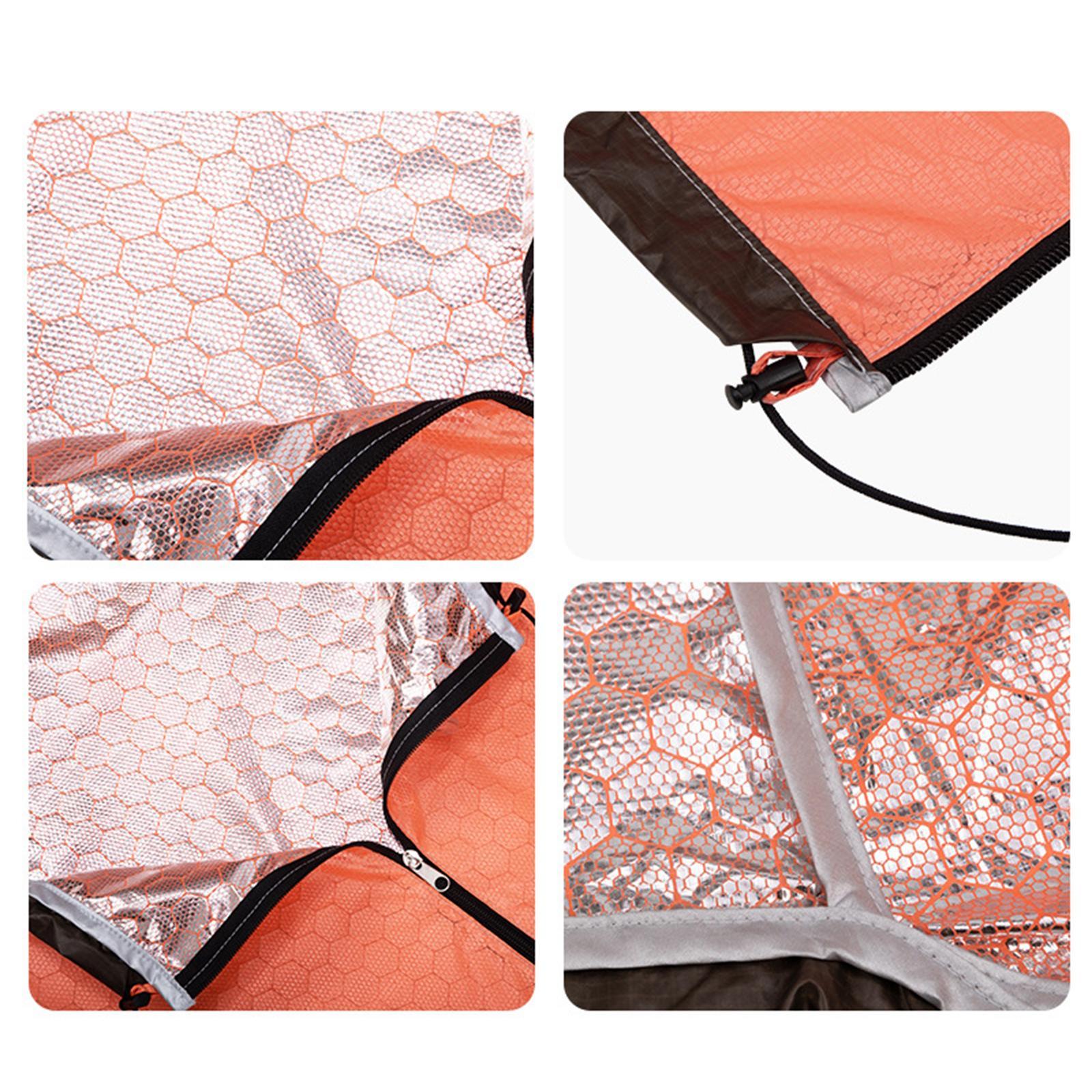 Emergency Sleeping Bag, Breathable Nylon Cloth Bag for Outdoor Camping