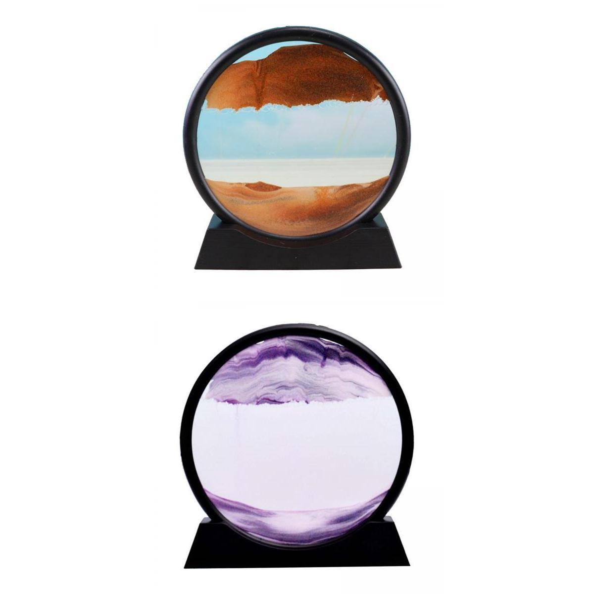 2x Moving Sands Art Picture Dynamic Sand Pictures Sand-scape