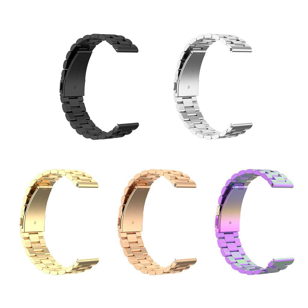 22mm Stainless Steel Wristband Strap Universal Watchband Unisex