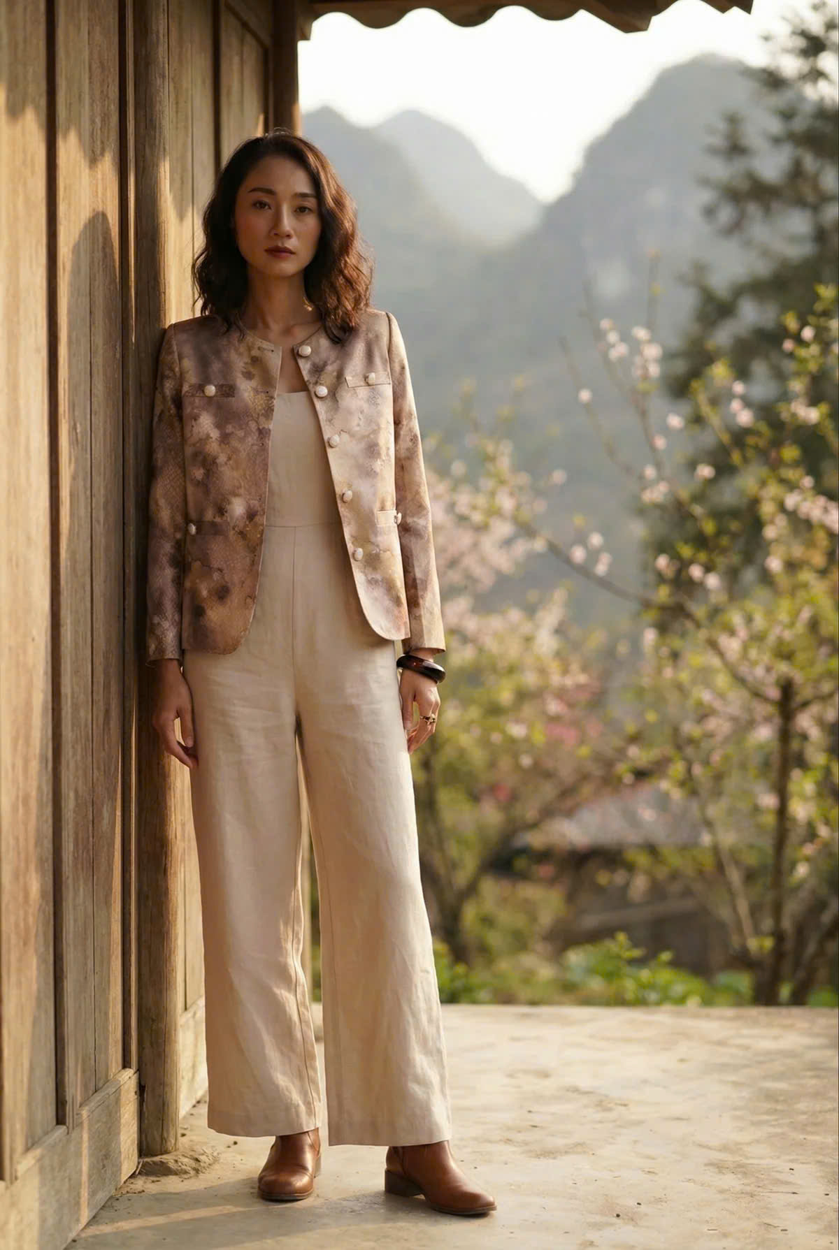 Áo Khoác Jacket Loang Màu Phi Thuỷ Top187 thời trang thiết kế Hity