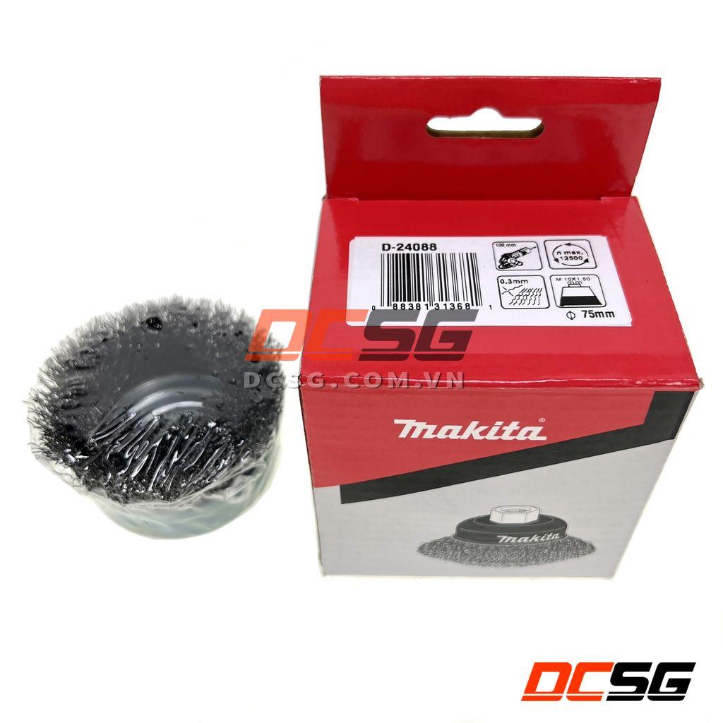 Chổi cước đánh rỉ sét 75mm M10x1.5mm Makita D-24088