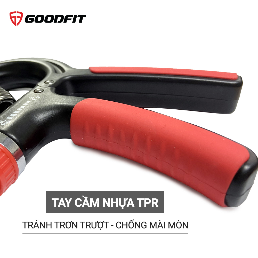 Kìm bóp tập cơ tay, kìm bóp tay GoodFit tùy chỉnh 5-60kg tập gym, tập lực tại nhà GF01E