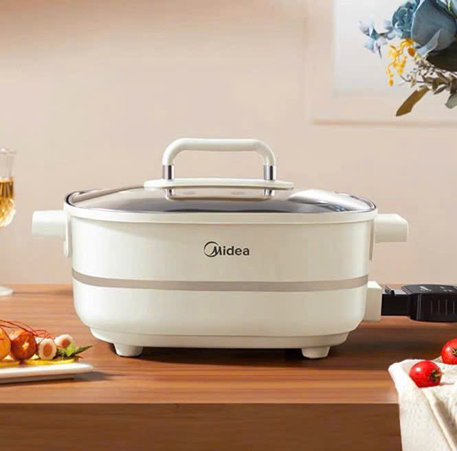 Nồi lẩu điện Midea Đa Năng  HGE3030-MJ03 Hàng chính hãng