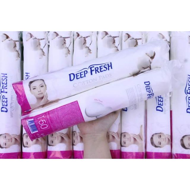 Combo 3 bông tẩy trang Deep Fresh 150 miếng