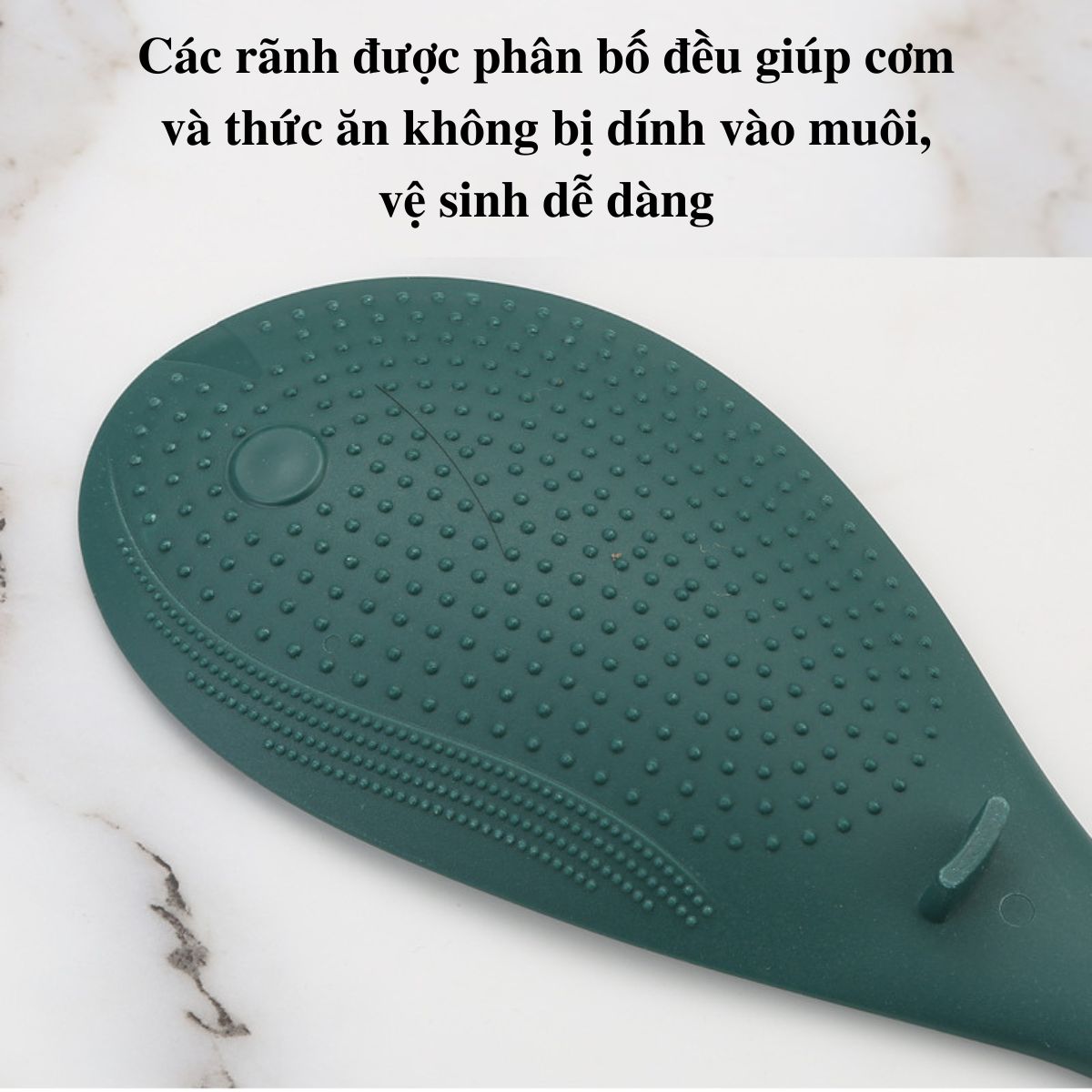 Muôi Thìa Xới Cơm SMARTCHOICE - Muôi Nhựa Cao Cấp, Chịu Nhiệt Tốt, Chống Dính, Dễ Vệ Sinh, An Toàn Cho Sức Khỏe