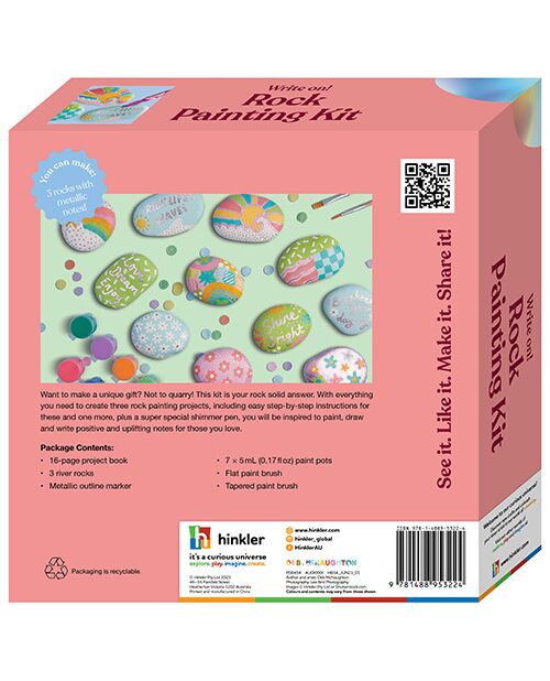 OMC! Write On! Rock Painting Kit