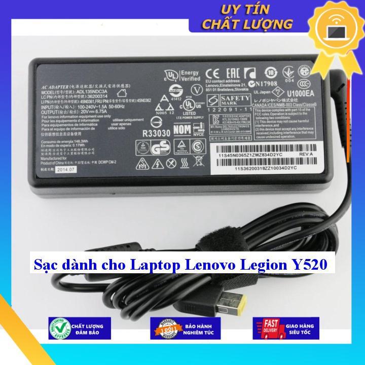 Sạc dùng cho Laptop Lenovo Legion Y520 - Hàng Nhập Khẩu New Seal