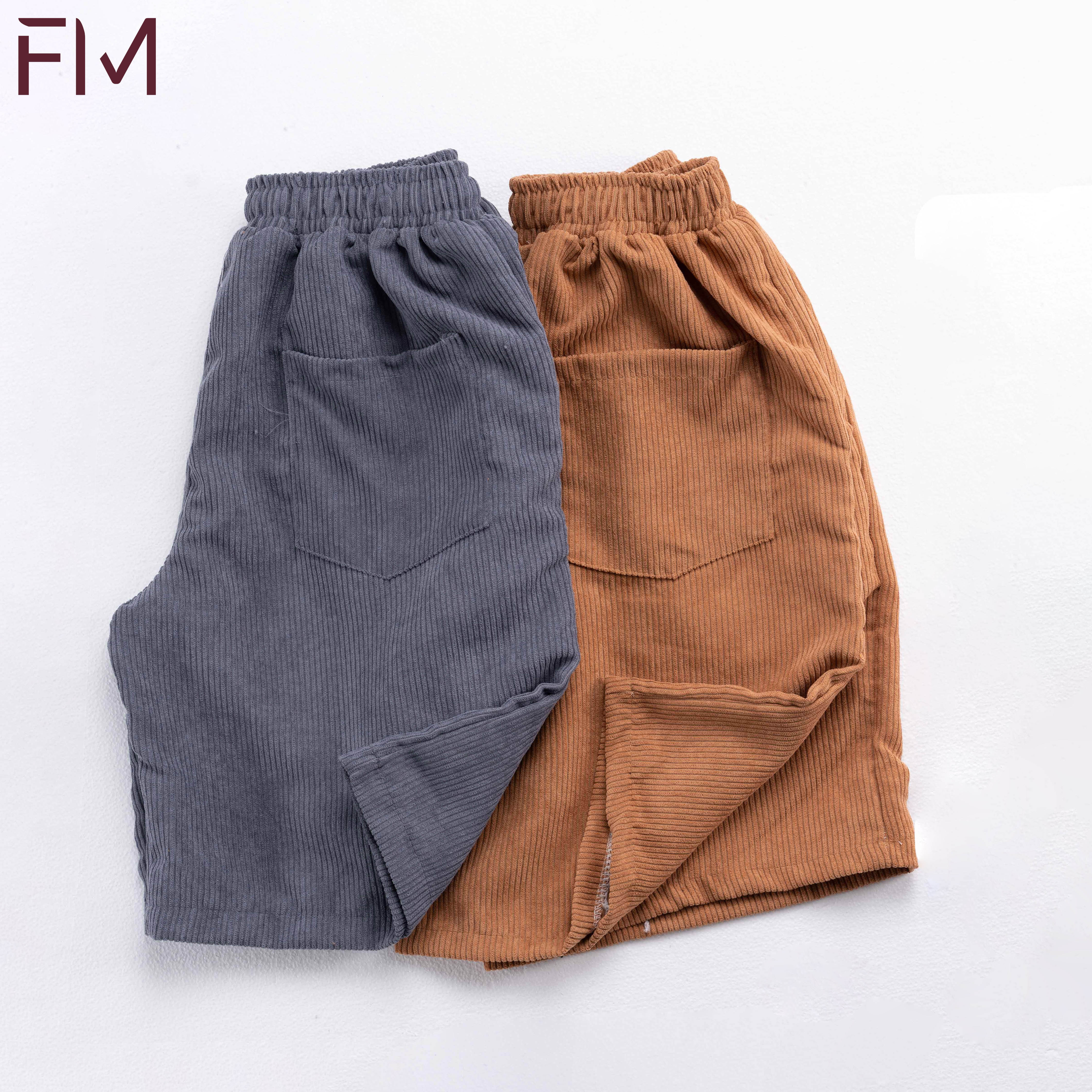 Quần Short nam nhung tăm, quần đùi nam style Hàn Quốc- FORMEN SHOP- FMTP013