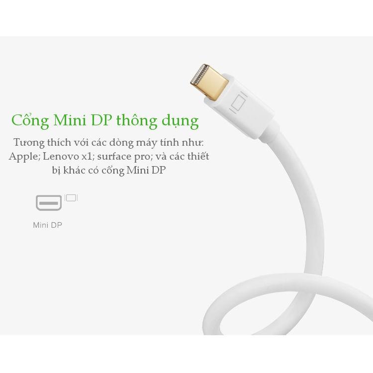 Cáp chuyển đổi Mini DisplayPort sang HDMI female UGREEN MD112 18cm - Hàng chính hãng