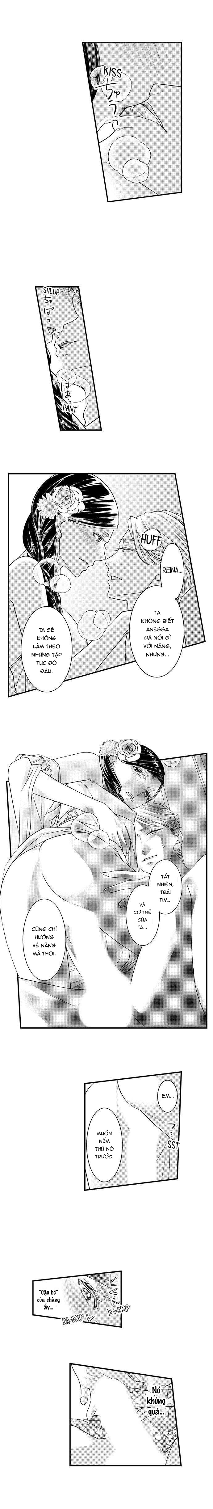 chuyển sinh vào thế giới khác ~ nếu muốn trở thành nữ hoàng hãy tìm cách để được hoàng đế sủng ái vào ban đêm chapter 43.1 4