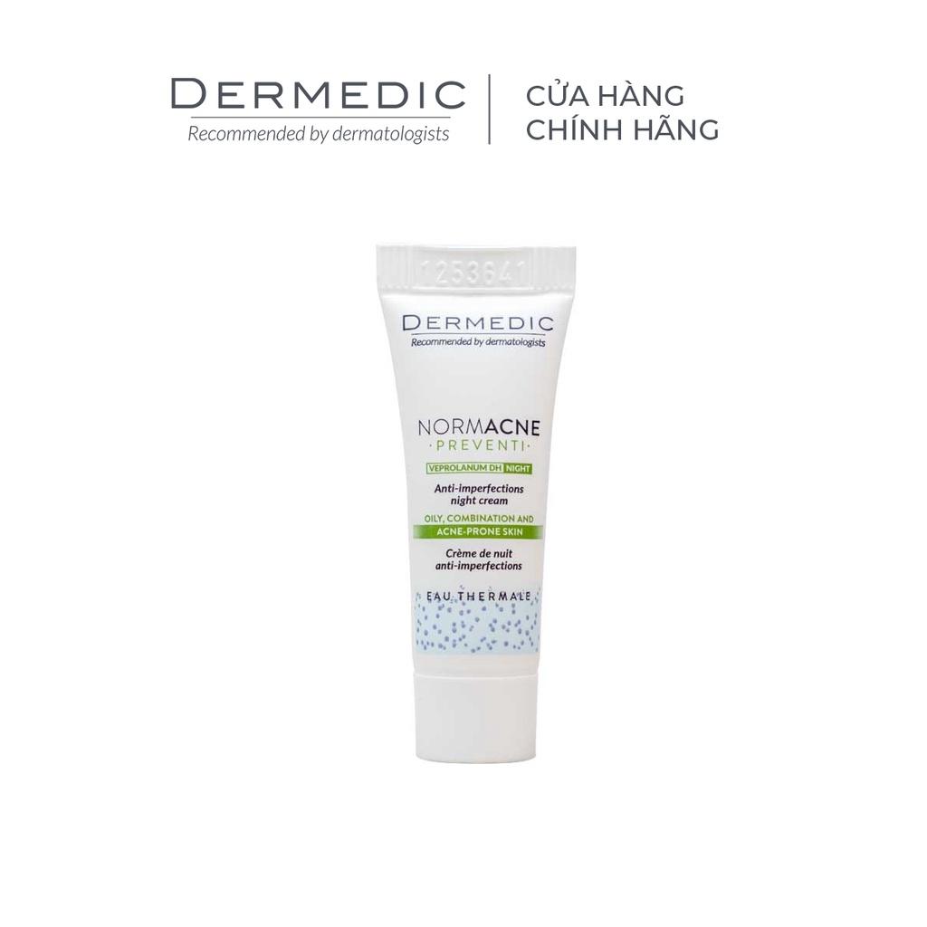 Kem dưỡng ban đêm cho da dầu mụn Dermedic Normace Anti-Imperfections Night Cream 2,5g