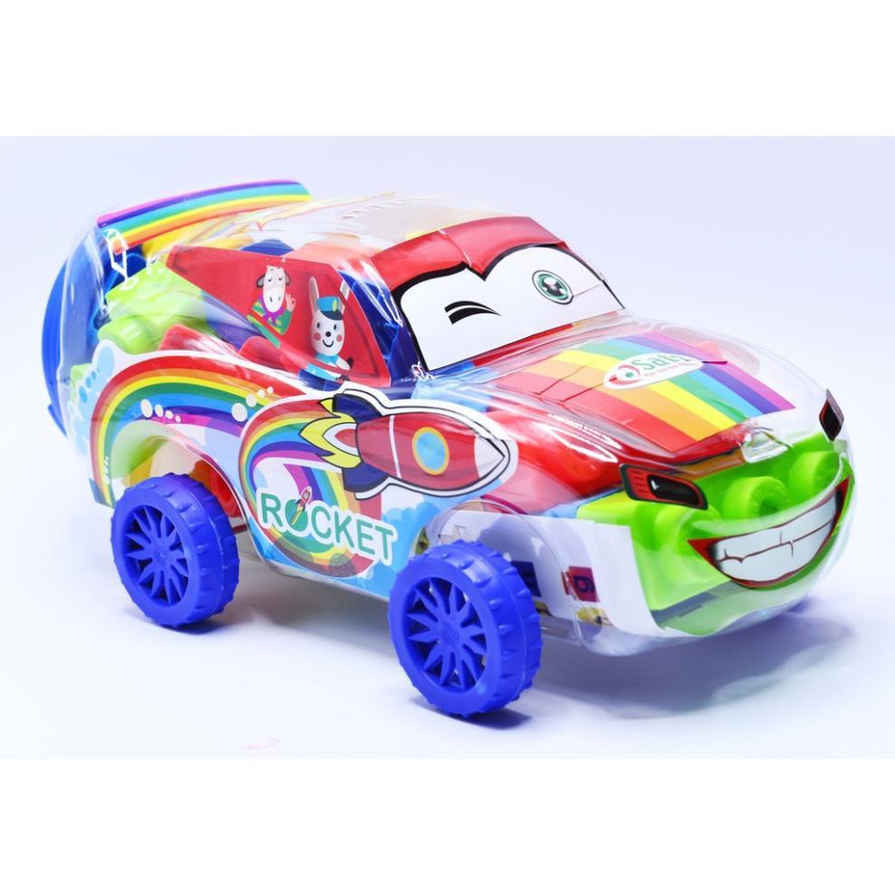 Đồ chơi Xếp hình thần đồng - SIÊU XE ROCKET 38 chi tiết