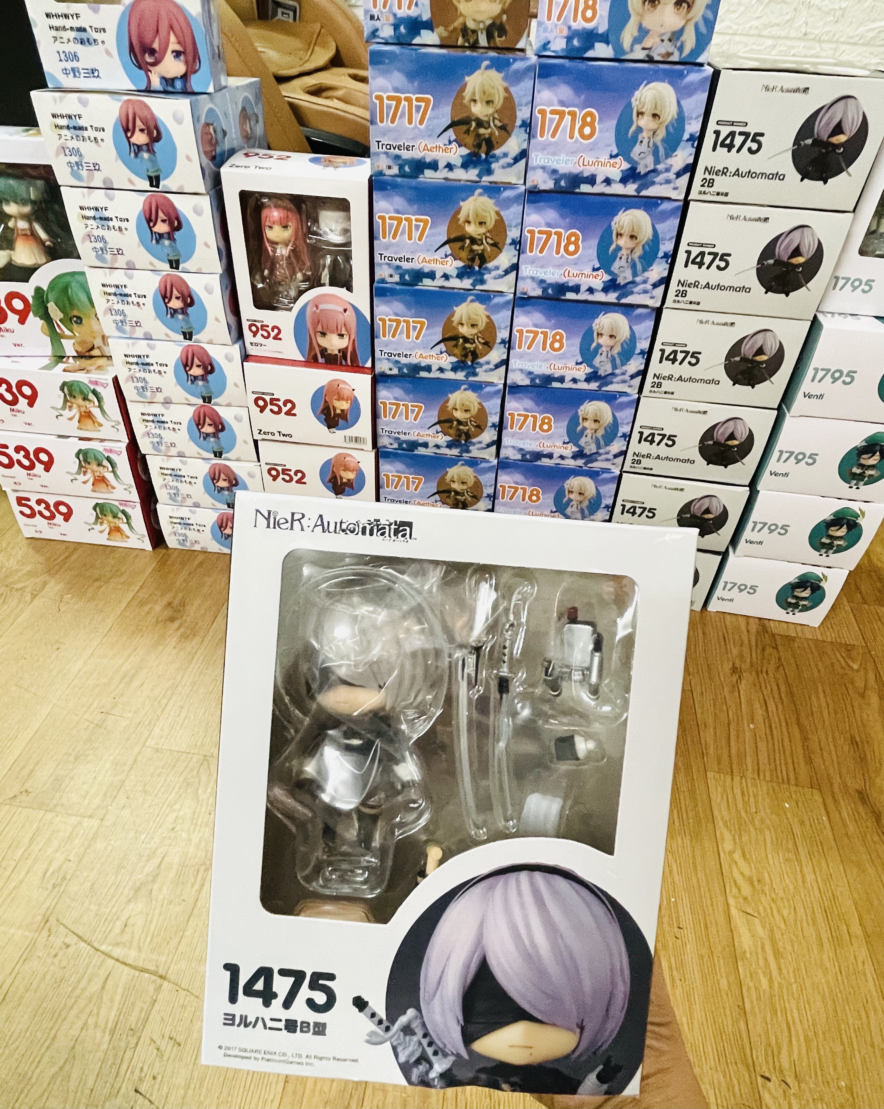 Tượng figure Nier Automata 2B lắp ghép . Nendoroid 1745 nier automata