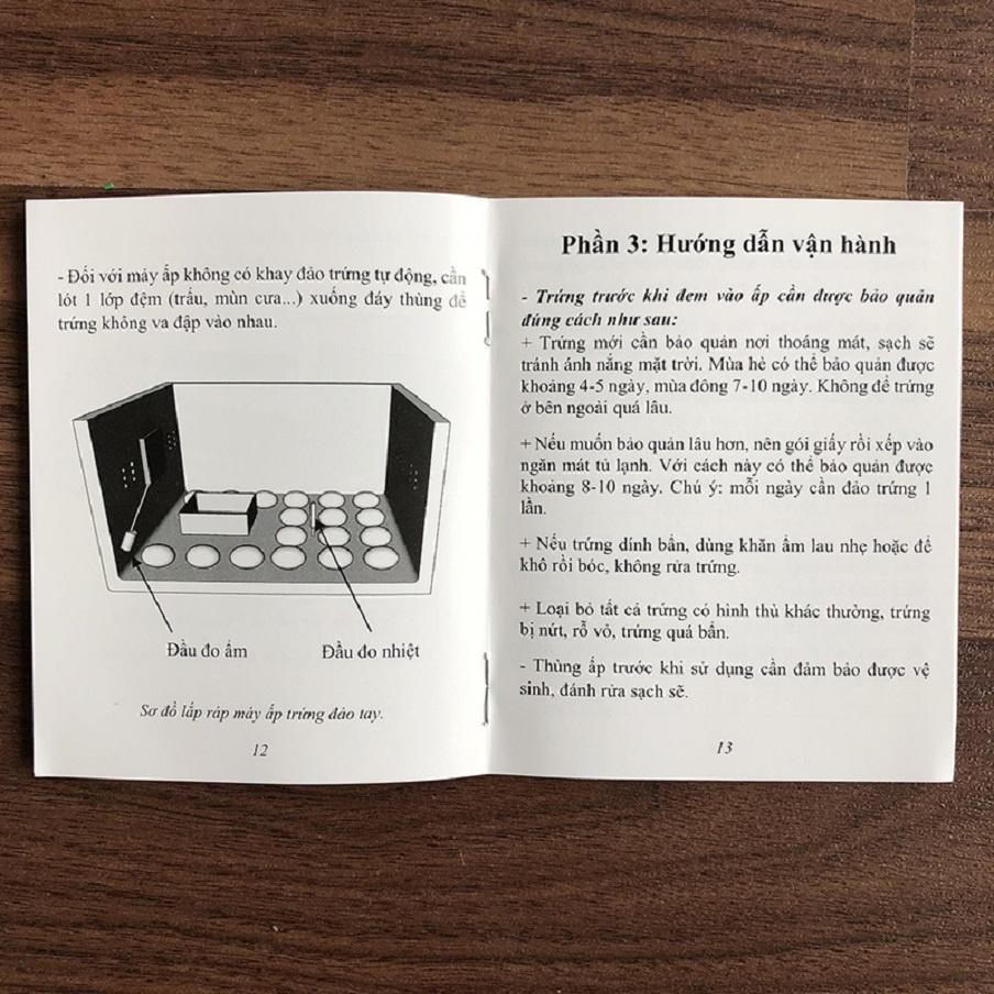 Máy ấp trứng nở gia cầm ngỗng ngan gà vịt úm (ko kem thung xop)