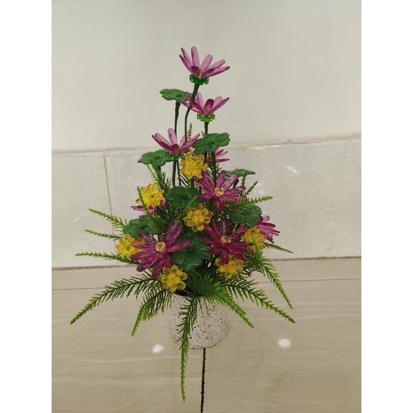 Chậu hoa cao 40cm ngang 23cm