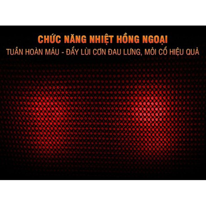 Đệm, Ghế massage Toàn Thân Nikio NK-180 - Máy Mát Xa Lưng, Cổ Vai Gáy, Xoa Bóp Dây Ấn Chuyên Sâu Bằng Con Lăn 3D, Kết Hợp Rung Và Sưởi Tân Tiến - Cải Thiện Đau Mỏi Toàn Thân, Sử Dụng Được Trên Ô Tô - Màu đỏ