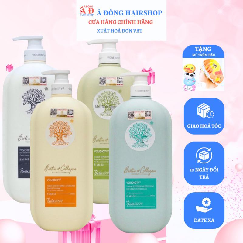 Hình ảnh [+Tặng mũ trùm] BỘ DẦU GỘI XẢ BIOTIN COLLAGEN PASIORI VOUDIOTY NEW 2024 PHỤC HỒI MỀM MƯỢT SẠCH GÀU DẦU NHỜN