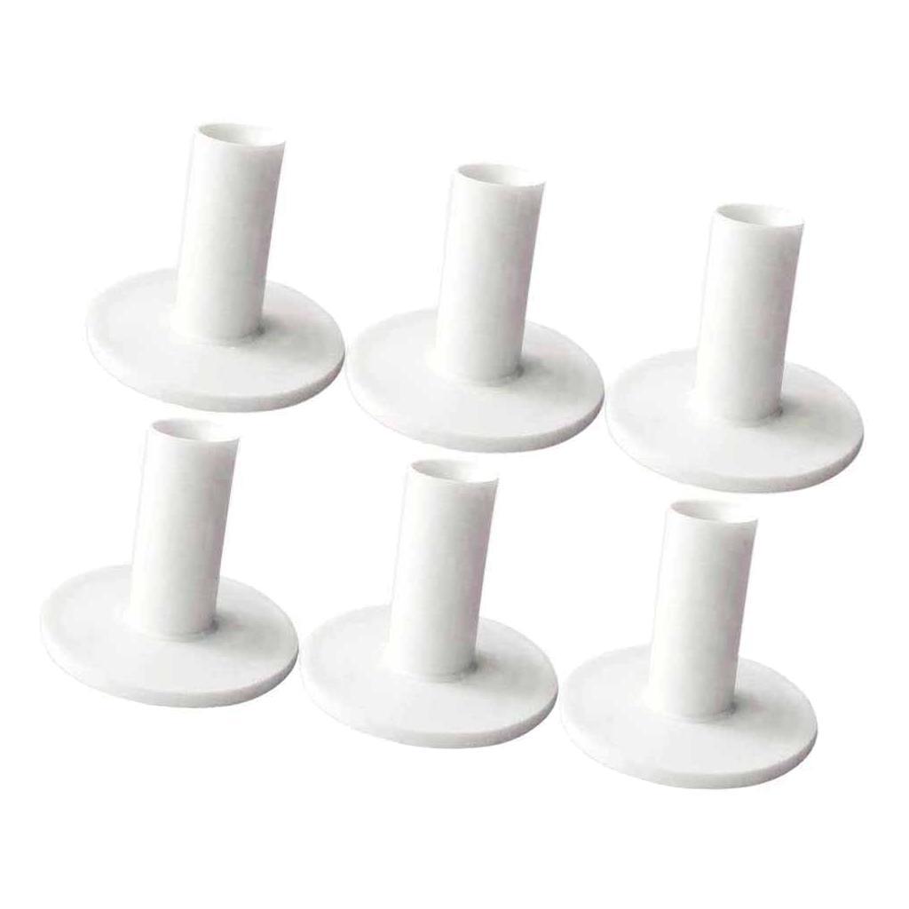 6Pcs Golf Rubber Tee Holder Set for Driving Range Golf Practice Mat - sturdy and durable use