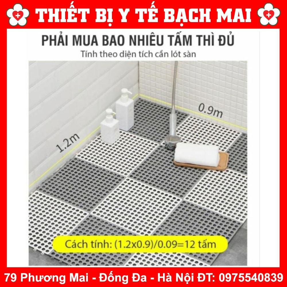 Thảm Nhựa Ghép Lỗ Kháng Khuẩn Chống Trơn, Trượt, KT30*30cm Sạch Sẽ, Thoáng Mát, Êm Chân, An Toàn