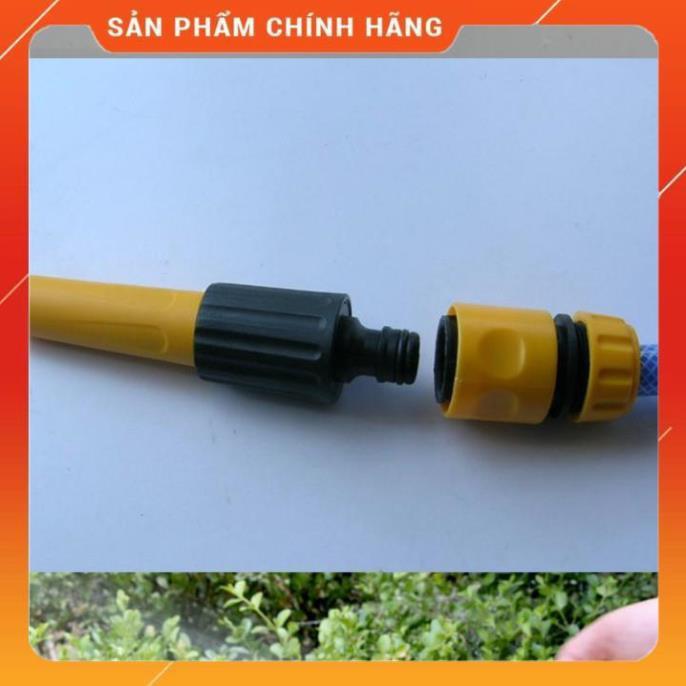 Vòi Xịt Rửa Xe️ Bộ dây vòi xịt nước rửa xe, tưới cây , tăng áp 3 lần, loại 15m 206622-5 cút sập, nối đen