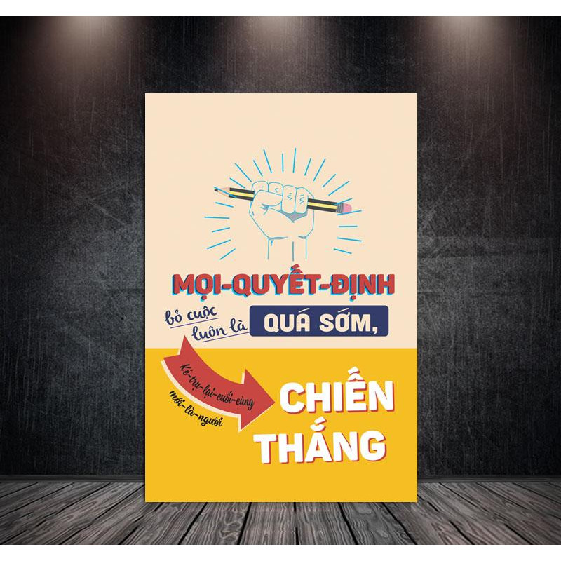 Tranh trang trí treo tường tạo động lực-KAGR126