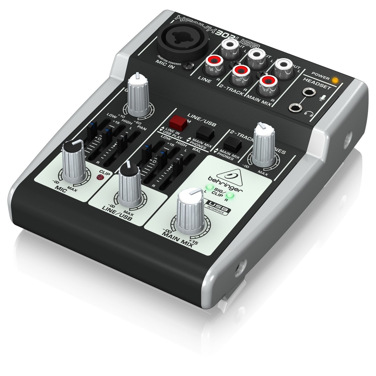 Mixer 3 cổng Behringer XENYX 302USB - Hàng Nhập Khẩu