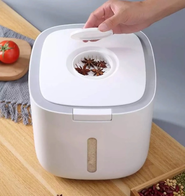 Thùng đựng gạo cao cấp nắp bật 5L