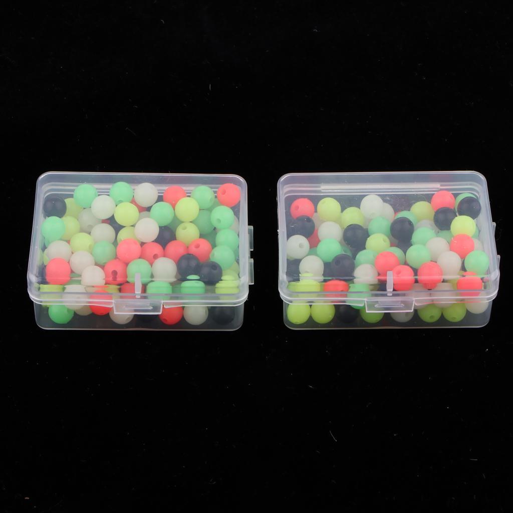 200pcs Fishing Beads Carp Fishing Rigs Making Beads Terminal 6mm