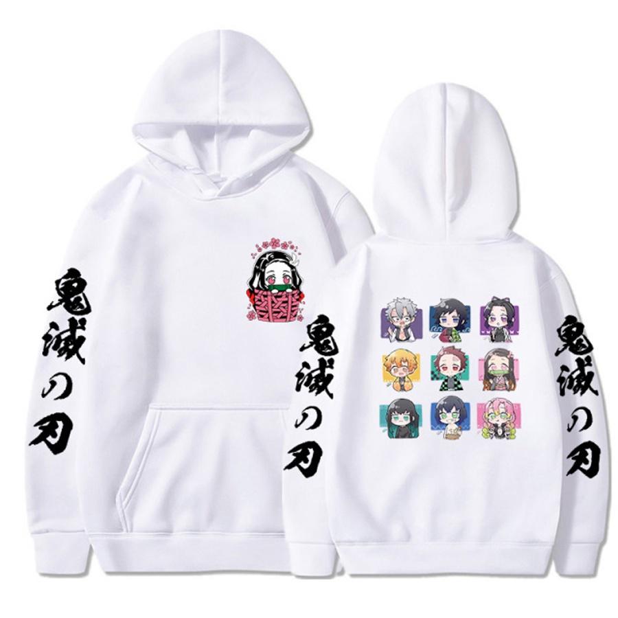 Áo hoodie nam nữ vải nỉ dầy dặn Kimetsu no yaiba chibi Anam Store