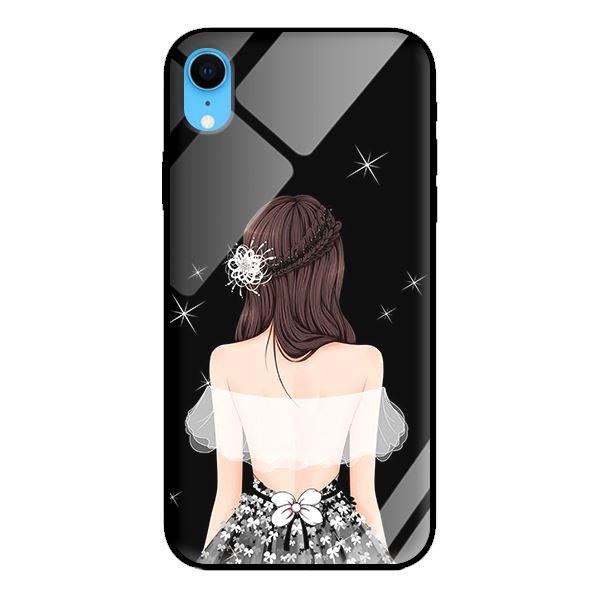 Ốp kính cường lực cho iPhone XR Cô Gái Áo Trắng - Hàng chính hãng