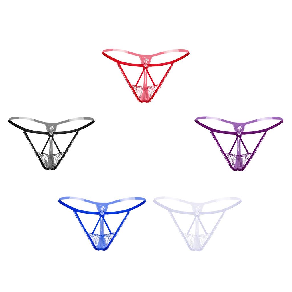 Women's String Panties Lace Thin Thongs T-back G Strings Panties Panties Underwear
