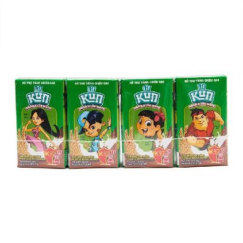 Kun sữa Sôcôla lúa mạch thùng 48 hộp x110ml