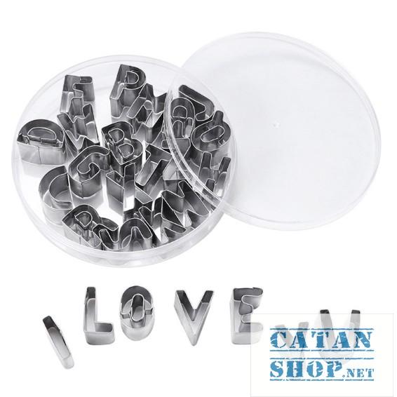 Set 26 Khuôn cắt bánh Cookie hình chữ, khuôn tạo hình bánh Cookie kiểu dáng đáng yêu, xinh xắn GD230-KhuonBanh-Chu