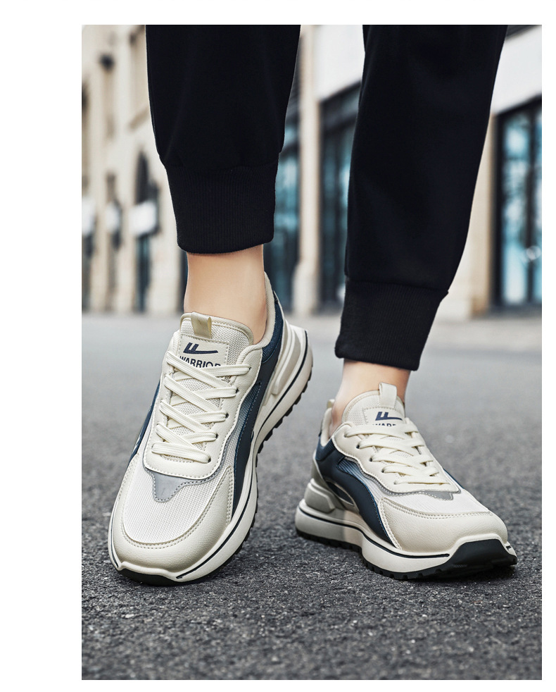 Giày thể thao nam đế êm nhẹ, thoáng khí đế cao su đúc, chống trơn trượt hạn chế mòn  – BEE GEE - GNA2031