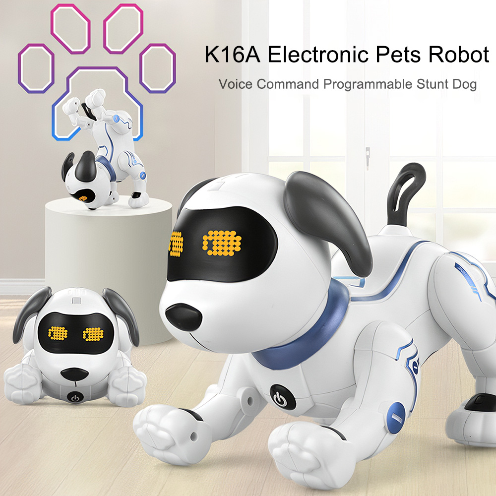LE NENG TOYS K16A Chó Robot điện tử có thể ra lệnh bằng giọng nói và cảm ứng âm nhạc bài hát
