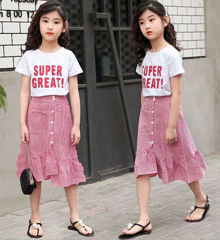 SÉT VÁY THÔ VÀ ÁO COTTONG CHO BÉ GÁI TỪ 3 ĐẾN 14 TUỔI PHONG CÁCH HÀN QUỐC - VB07