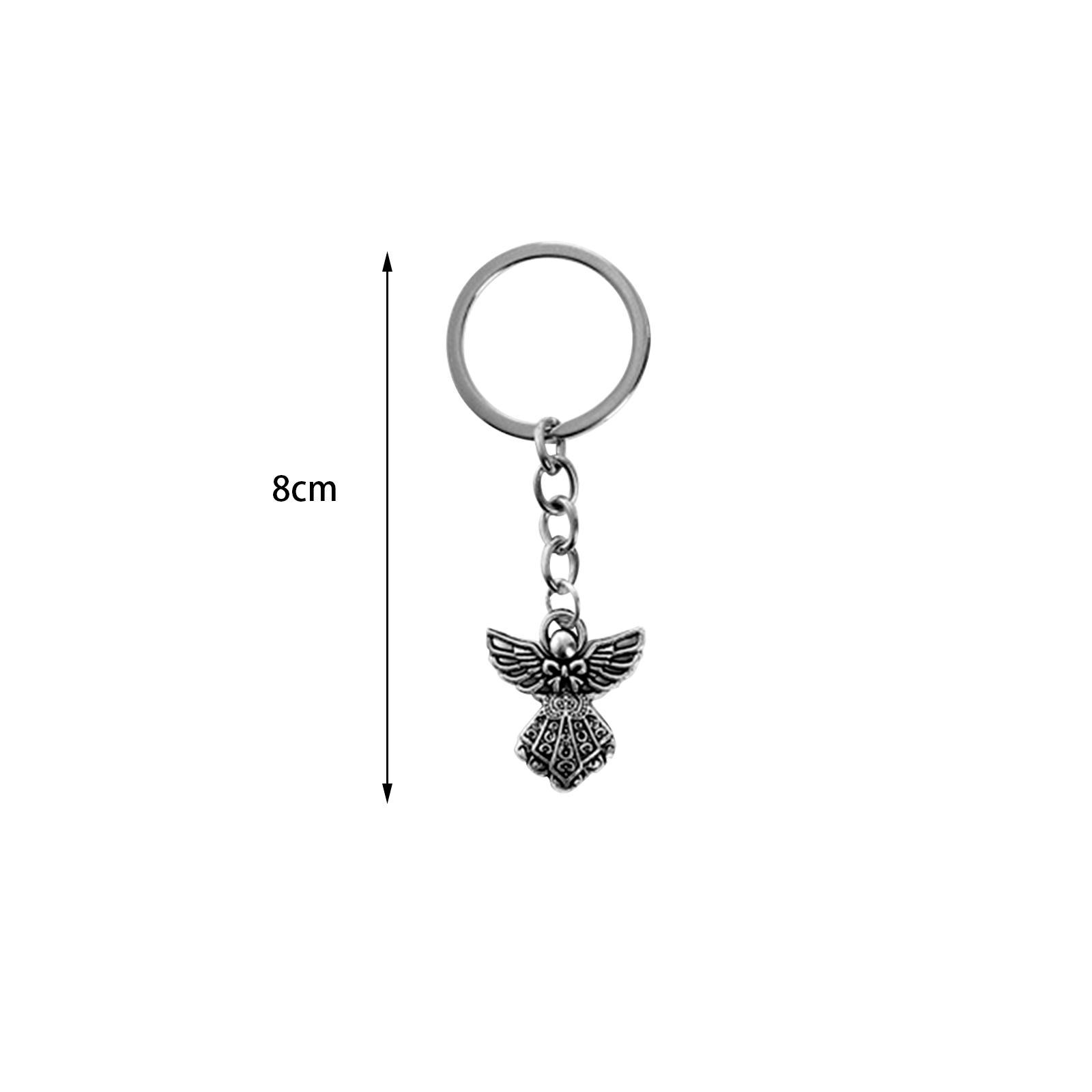 30Pack Angel Keychain Charm Pendant Vintage Key Chain for Wedding Party Favors