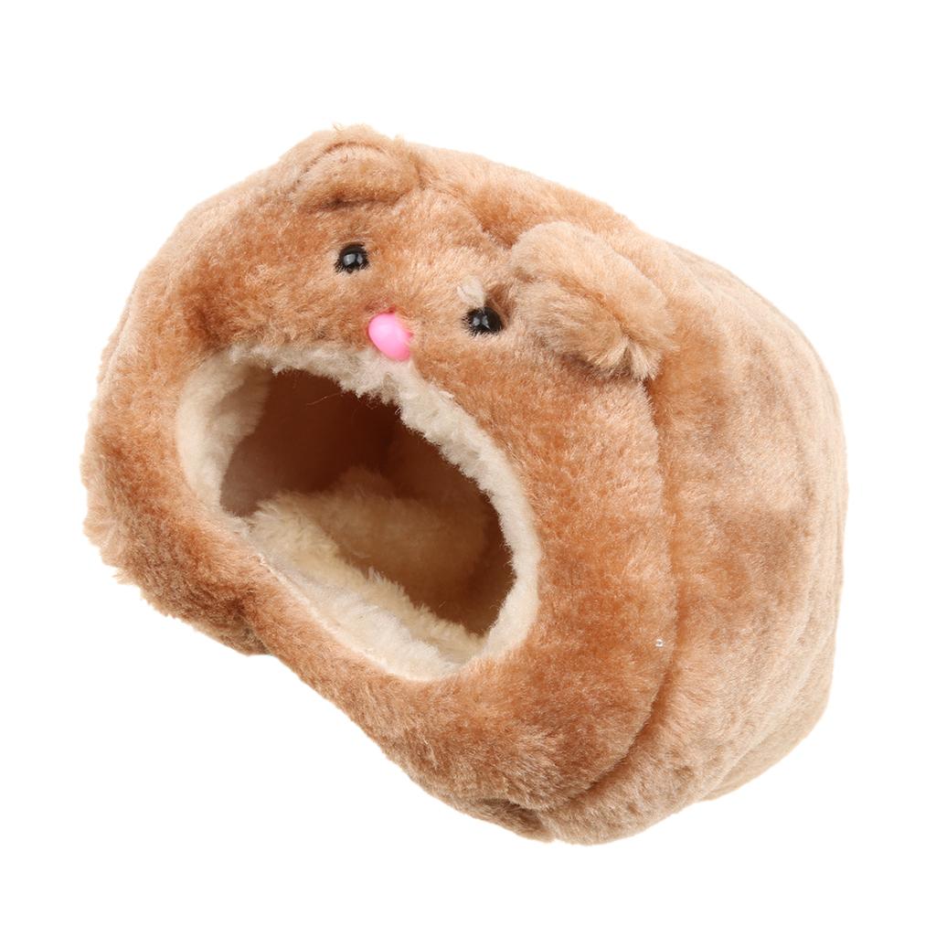 Plush Hammock for Ferret Rat Hamster Warm Hanging Bed BEAR Cute Toy House