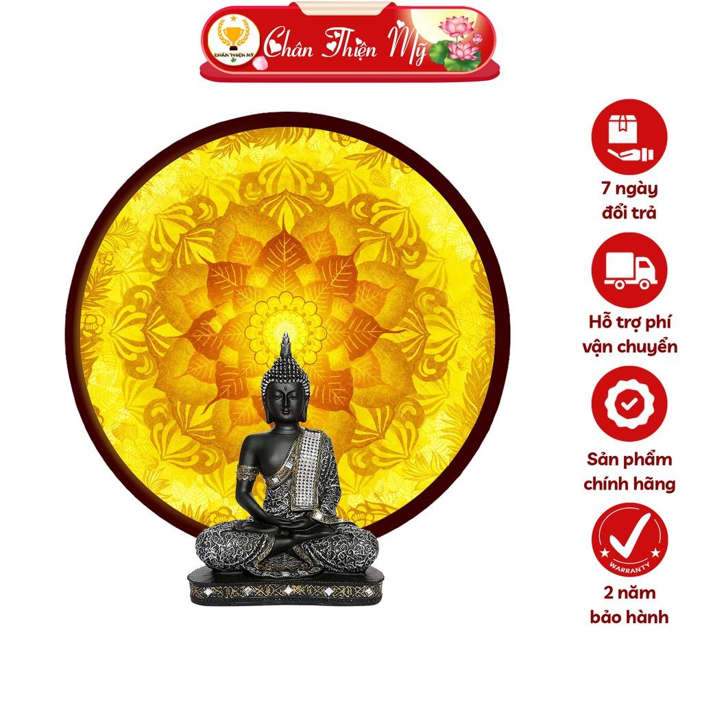 Đèn Thờ Hào Quang Phật Tranh Trúc Chỉ Tròn, Trang Trí Bàn Thờ, Hào Quang Trúc Chỉ Mandala TC-HQ-117