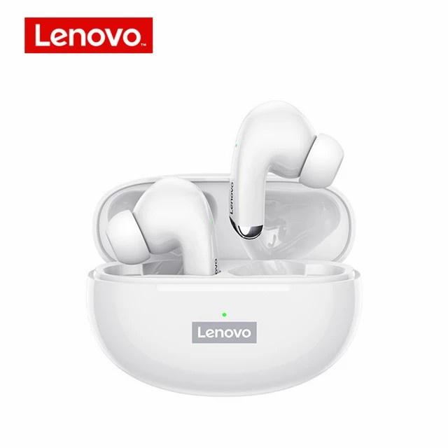 Tai nghe không dây Lenovo lp5 bluetooth 5.0 độ trễ thấp tích hợp micro chơi game/ tập thể thao ipx5-Hàng chính hãng