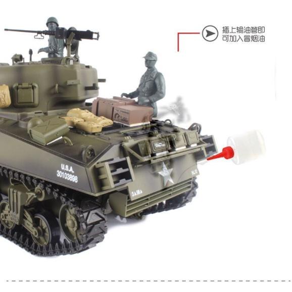 Xe tăng Henlong 1:16 Xe tăng điều khiển hạng nặng của Hoa kỳ M4A3 7.0