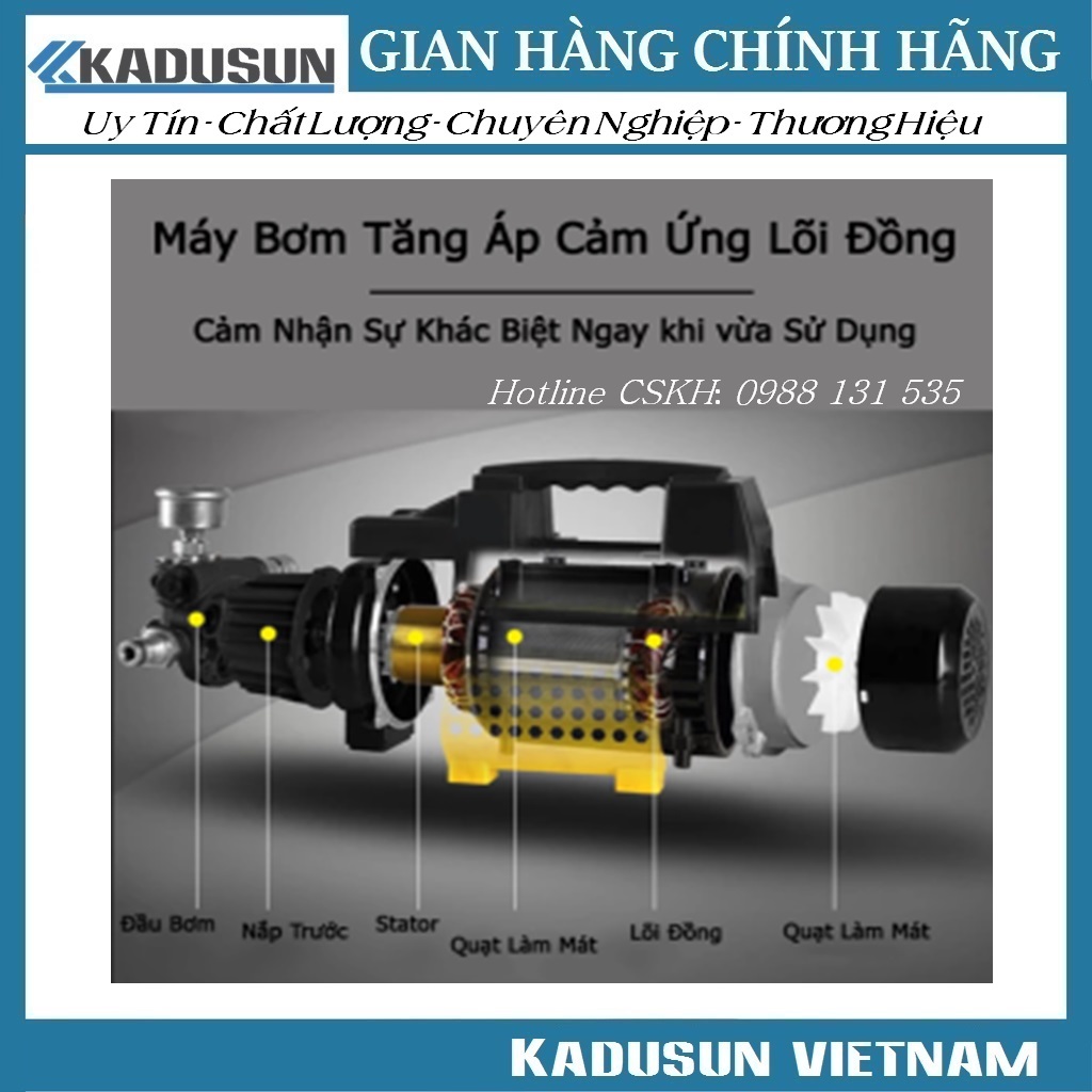 MÁY RỬA XE ÁP LỰC CAO KADUSUN K5-PXR8