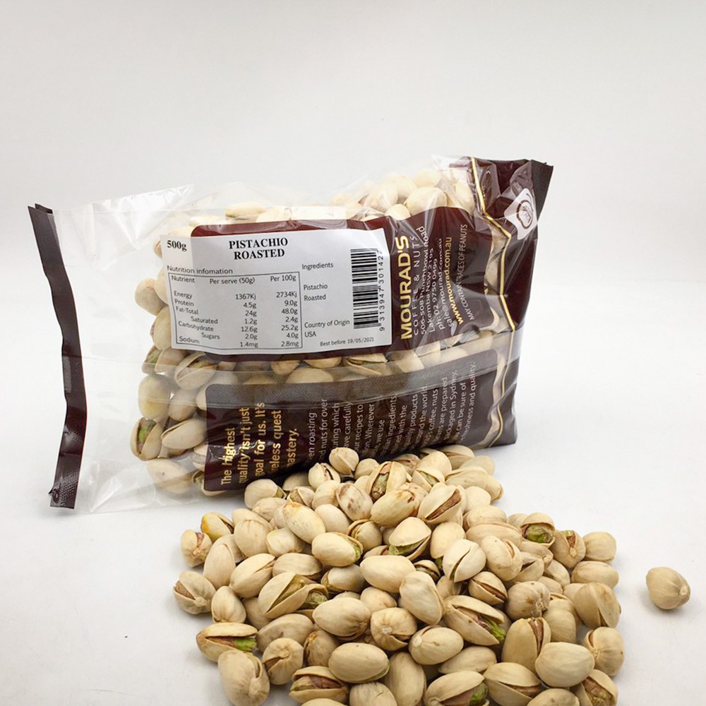 Hạt Dẻ Cười Pistachio Mourad's Coffee &amp; Nuts Gói 500g